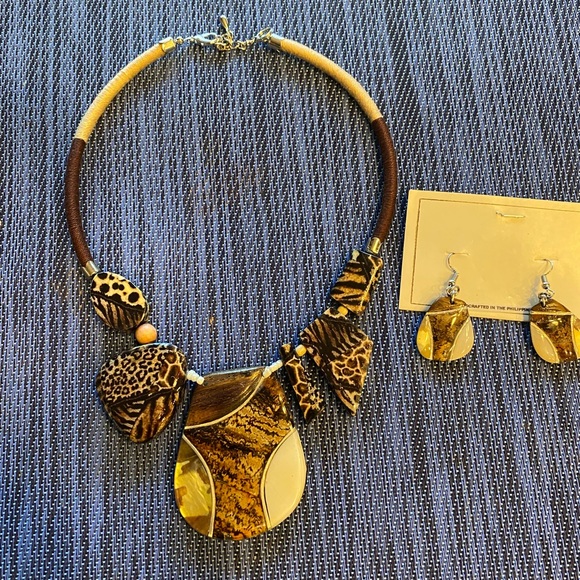 Animal print necklace necklace - Picture 2 of 3